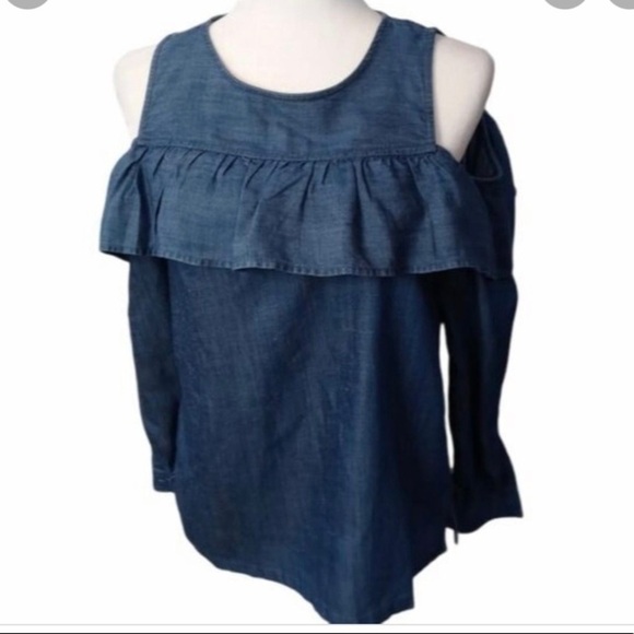 Loft chambray denim shirt. - Picture 11 of 11